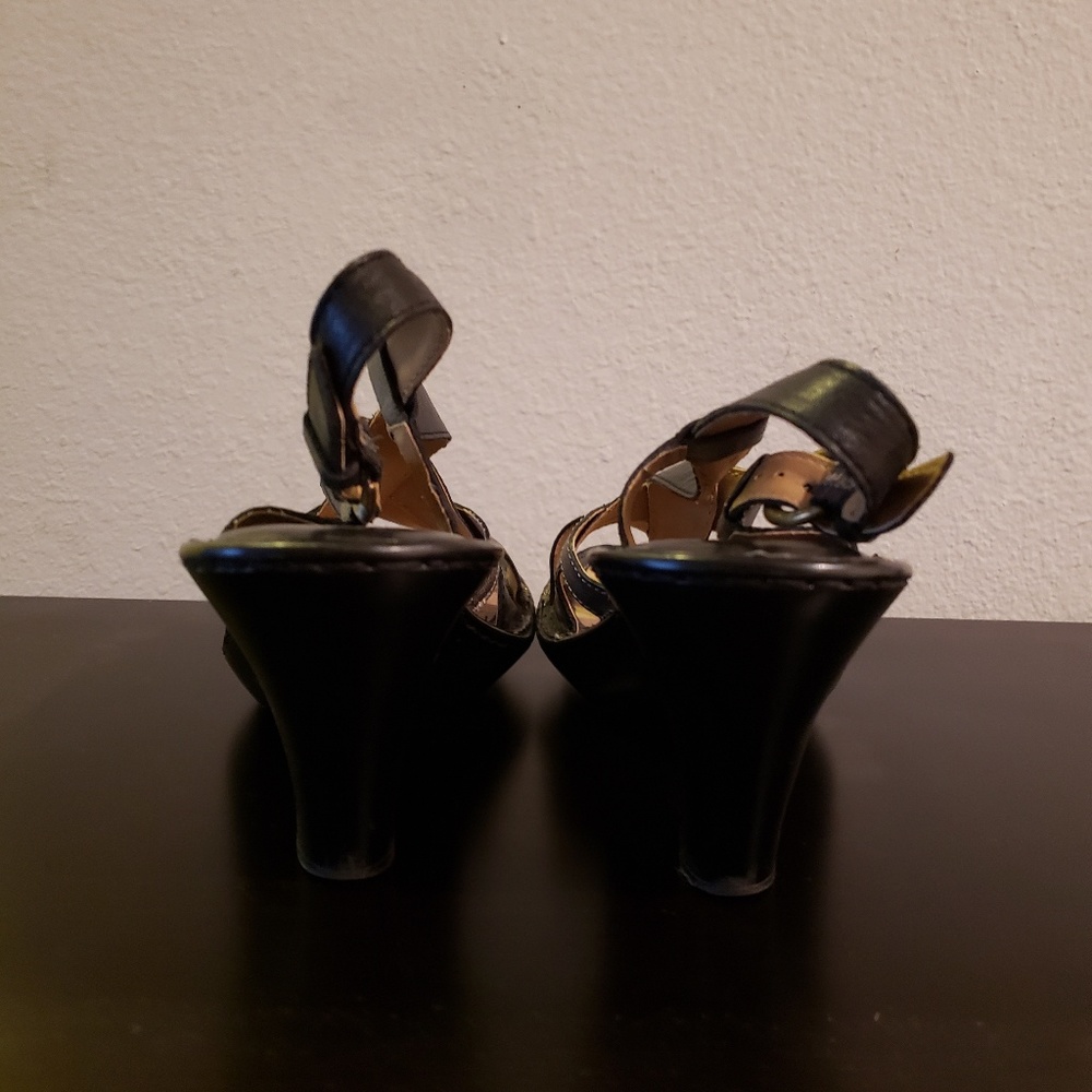 B.O.C Born Black and Silver Leather Slingb… - Picture 5 of 5